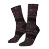 Chaussettes pour hommes hiver chaud Harajuku unisexe palestinien Tatreez Palestine arabe absorbant la sueur football