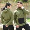 Tactical Jackets HAN WILD Tactical Jackets Outdoor Army Fleece Hiking Jacket Windproof Thick Warm Jacket Soft Camping Hoodie Hunting ClothesL231218