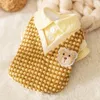 Dog Apparel Warm Pet Dogs Clothes Winter Down Jacket Cute Print Puppy Pullovers Fashion Plaid Cat Sweater Coat Chihuahua