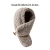 Berets Y1UB 2 In 1 Women Trapper Hat Versatile Furry Hooded Winter Outdoor Costume Accessory Neck Warmer