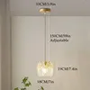 Kronleuchter Hertl Französisch Vintage Glas Deckenleuchter Moderne minimalistische Nachttischlampe E14 Pendelleuchten Kristalldekoration