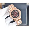 Top montres de créateurs classiques PP Nouveaux hommes d'affaires à la mode marque bague en diamant carré en acier de précision mécanique entièrement automatique avec logo montre de luxe à quartz