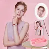 Işıklar TongdayTech Selfie Ring Dolgu Işık Taşınabilir Dimmabable LED Kamera Işık Katlanabilir Tripod Tutucu Makyaj Videosu Canlı Stüdyo Standı