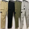 Pants Pantsmens Newest Garment Dyed Cargo Pants One Lens Pocket Pant Outdoor Men Tactical Trousers Loose Tracksuit Size MXXL Cp Companies Compagnie Comap