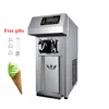 Yumuşak servis dondurma üreticisi paslanmaz çelik dondurma makinesi ticari ev tatlı koni otomatı 1200w
