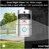 Doorbells Wireless Doorbell Wifi Smart Video Hd Surveillance Camera With Real-Time Alarm Night Vision1 Drop Delivery Security Surveill Dhr2K