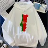 Kobiety z kapturem Portugalia Winter Anime zabawne polarowe bluzy odzieżowe Sweter żeńska
