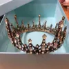 NUOVO Nero bellissima principessa Copricapo Chic Diademi da sposa Accessori Splendidi cristalli Perle Diademi e corone da sposa 12102271n