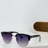 Novo design de moda óculos de sol olho de gato 805-K acetato e armação de metal lentes redondas simples e estilo popular versátil ao ar livre óculos de proteção UV400