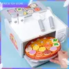 Kitchens Play Food Pretend House Oven Pizza Toy Wooden Simulation Kitchen Children Learn Early Education Children s Birthday Present 231218