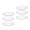 Plates 6Pcs BBQ Hollow Plate Restaurant Dinner Chic Barbecue Tray