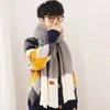 Scarves Couple Scarf Winter Extended Woolen Knitted Women's Thickened Warm Imitation Cashmere Versatile Neck