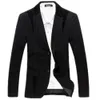 Casual Suit Jacket, herrkoreanska version Slim Fit, Pure Cotton Liten kostym, mäns fjädert tunna kostym, överdimensionerade herrkläder