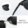 Sunglasses 2023 Polarized Men Women 3016 Design Half Frame Sun Glasses Semi Rimless Classic UV400