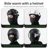 Bandanas ROCKBROS Wholesale Full Face Scarf Winter Thermal Bike Head Fleece Hat Warmer Balaclava Breathable Cycling Mask Bicycle Headwear