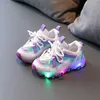 Athletic Outdoor Children Luminous Tennis Buty świecące Sole Modne Sneakers Boys Girl