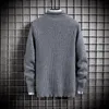 Herrtröjor LBL Cashmere Cotton Sweater Men Autumn Winter Jersey Jumper Robe Hombre Pull Homme Hiver Pullover Oneck Knittad 231218