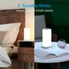 Plugs Meross Smart Wifi Lampe de table Capteur tactile Dimmable Lampe de chevet réglable CT Support Homekit Alexa Google Assistant Smartthings