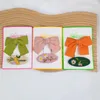 Accessori per capelli 2 pezzi clip per fiocco per bambina dolce tinta unita coreana mini mollette per ricamo per bambini principessa morsetto per bambino