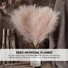 Dekorativa blommor faux gräs dekor falska fluffiga pampor blommor för hem bröllop boho dekoration stor pompas pompous vase fyllmedel