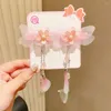 Haarschmuck Quaste Kopfschmuck Blume Hanfu Ornament Seitenclip Chinesischer Stil Kinder Haarspangen Zubehör Kinder Mädchen Haarnadel