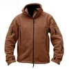 Taktische Jacken Winter Militär Fleece Warme Taktische Jacke Männer Thermo Atmungsaktive Kapuze Männer Jacke Mantel Oberbekleidung Armee Wandern JackenL23118