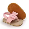 Sandales Classic Fashion 0-18m Chaussures de bébé rose nouveau-né semelle Soft Rubber Anti Sandals Elegant Casual princess chaussures Walking Shoesl240429