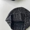 Beanie Skull Caps Korean Sequined Knitted Hat Lady Autumn and Winter Men s Street Fashion Hip hop Personality Warm Skull Beanie Hats 231216