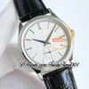 TWF Calatrava 6119G A324 Otomatik Erkekler İzle 39mm Yivli Çerçeve Beyaz Faydalı İşaretler Paslanmaz Çelik Kılıf Deri Kayış Süper Edition Trustytime001Watches