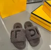 2024NEW Designers Winter Luxurys Women wool Slippers fur Fluffy Furry Warm letters Sandals Comfortable logo embroidery Flip Flop Soft Fluffy shoes