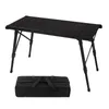 Camp Furniture Outdoor IGT Egg Roll Table Camping Folding Portable Aluminum Alloy BBQ Elevatable Picnic Barbecue