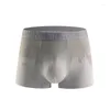 Cuecas de alta qualidade material modal roupa interior masculina sensação nua sem costura confortável respirável boxer calças homens