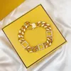 Designer Necklaces Fashion F Necklace Letter Luxury bracelet Womens Mens Gold Bracelet For Women Wedding Jewelry bracelets Chain Gift