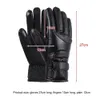 Five Fingers Gloves Electric Heated Gloves Rechargeable USB Hand Warmer Heating Gloves Winter Motorcycle Thermal Touch Screen Bike Gloves Waterproof 231218