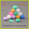 Vorratsflaschen 10/20/50 stücke Leeres Plastikglas 5g 10g Mini PP Creme 20g 30g 50g Nachfüllflasche Reisebehälter Serumtopf JX012