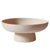 Plates Fruit Dish Round Drain Basket Modern Container For Kitchen Counter Table Centerpiece Decorative Home Decor Dropship