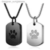 Colliers pendentif bijoux de crémation P imprimer collier d'urne pour cendres pour femmes hommes mémorial chat chien cendres pendentif bouteille ouvrable - CustomL231218