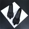 Dress Shoes Flat Women s 2023 Spring Shallow Pointed Bow Korean Version of Four Seasons Velvet Plus Size 34 43 231218