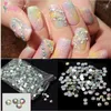 Décorations d'art d'ongle 1000 pièces 4mm AB Non Fix Flatback cristal clair strass strass pour ongles décoration 3D gemmes