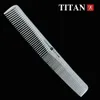 Escovas de cabelo titan pente profissional pente de cabelo médio corte pente salão barbeiro estilo escova ferramenta pente de cabelo branco 231218