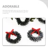 Decorative Flowers Christmas Small Wreath Mini House Decor Garland Furniture Ornament Kitchen Cabinets