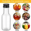 Storage Bottles 20PCS Mini Liquor 50ml Plastic Spirit Silver/ Gold/ Black Caps Alcohol S