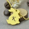 Pendant Necklaces Sterling Silver 925 Personalized Initial Custom Name Love Adorable Animal Chain Jewelry