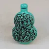 Bouteilles, travail manuel chinois, Turquoise sculpté, singe porte-bonheur