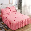 Bedspread Bedspread Bed Sheet Mattress Cover Full Twin Queen King Size Bedsheets 3pcs Bedding Bed Skirt With 2pcs Pillowcases Wedding 231218