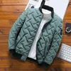 Men's Jackets Oversize 5XL Men Bomber Jacket Coats Cotton Padded Fluffy Filling Zipper Stand Collar Fashion Streetwear