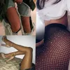 Kadın Çorap Bayanlar Kristal Rhinestone Diamond Shinny Pantyhose Tayt Kadın Seksi Fishnet Meet İnce Uyluk Yüksek Çoraplar