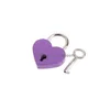 Door Locks Heart Shape Vintage Metal Mini Padlock Small Bag Suitcase Lage Box Diary Book Key Lock With 1107 Drop Delivery Home Garden Dhpif