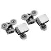 Bath Accessory Set 4pcs Shower Door Rollers Glass Screen Upper Sliding Runners Sliders Wheels