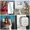 Stabilizers AXNEN A10 Handheld Gimbal Smartphone Stabilizer with Fill Light Extension Rod Remote Cellphone Selfie Stick for 231216